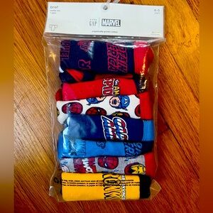 Brand new baby gap MARVEL boys briefs age 4/5 underwear. 6 pack